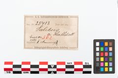Etikett zu Bronzearmreif (NHMW-PRAE-025413)